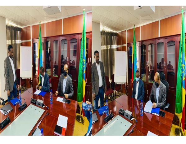 Signing MOU for the handover of vehicles & motor bikes